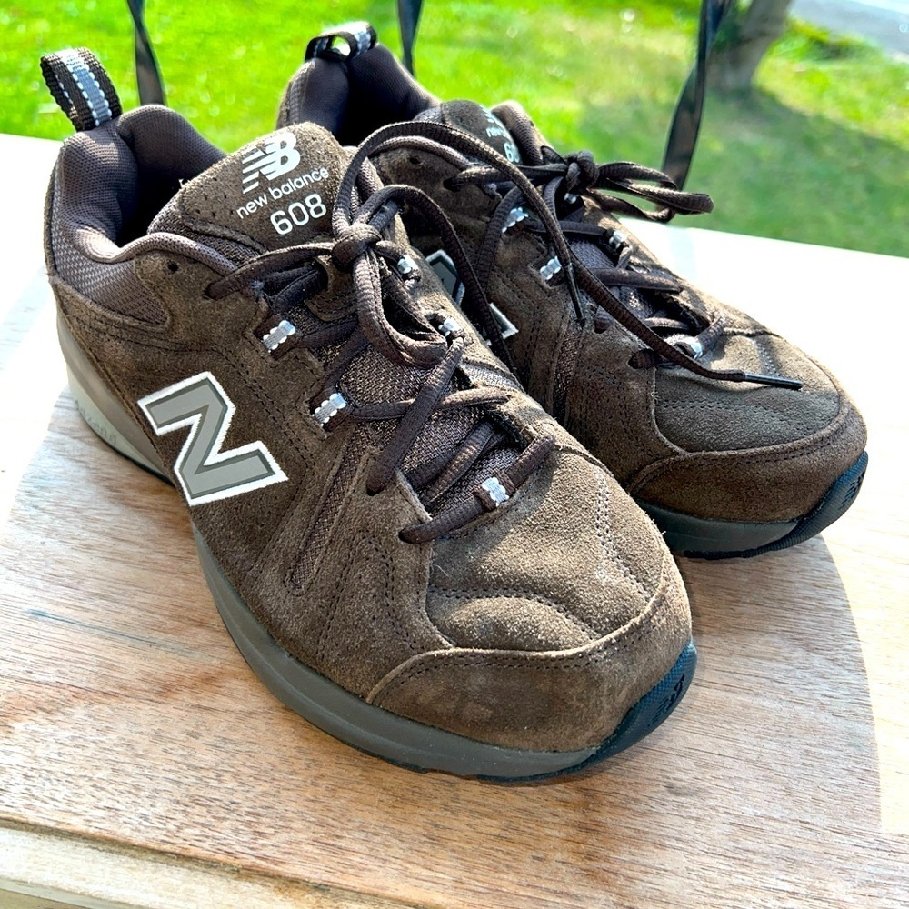 New Balance 608 Abzorb Brown suede walking hiking MX608UB5 Men’s Sz 7.5 (2E)